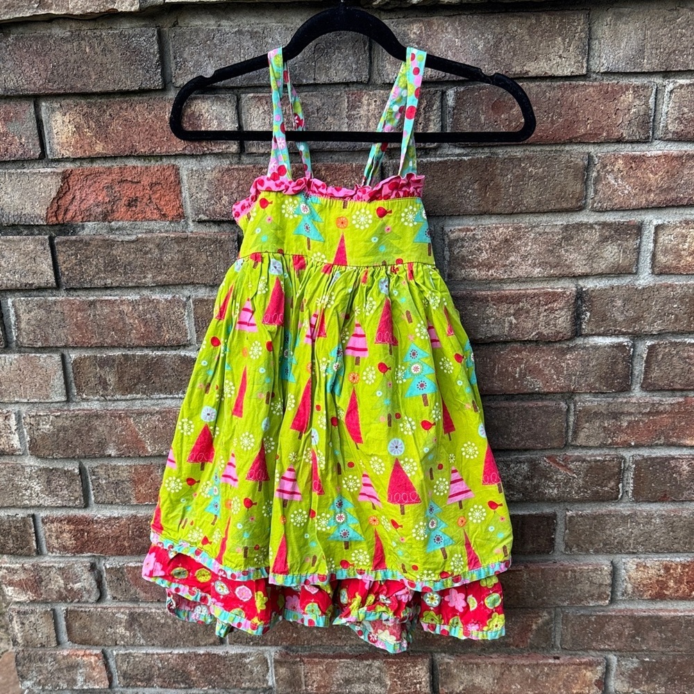 Jelly The Pug Oh Christmas Tree Sassy Dress size 5